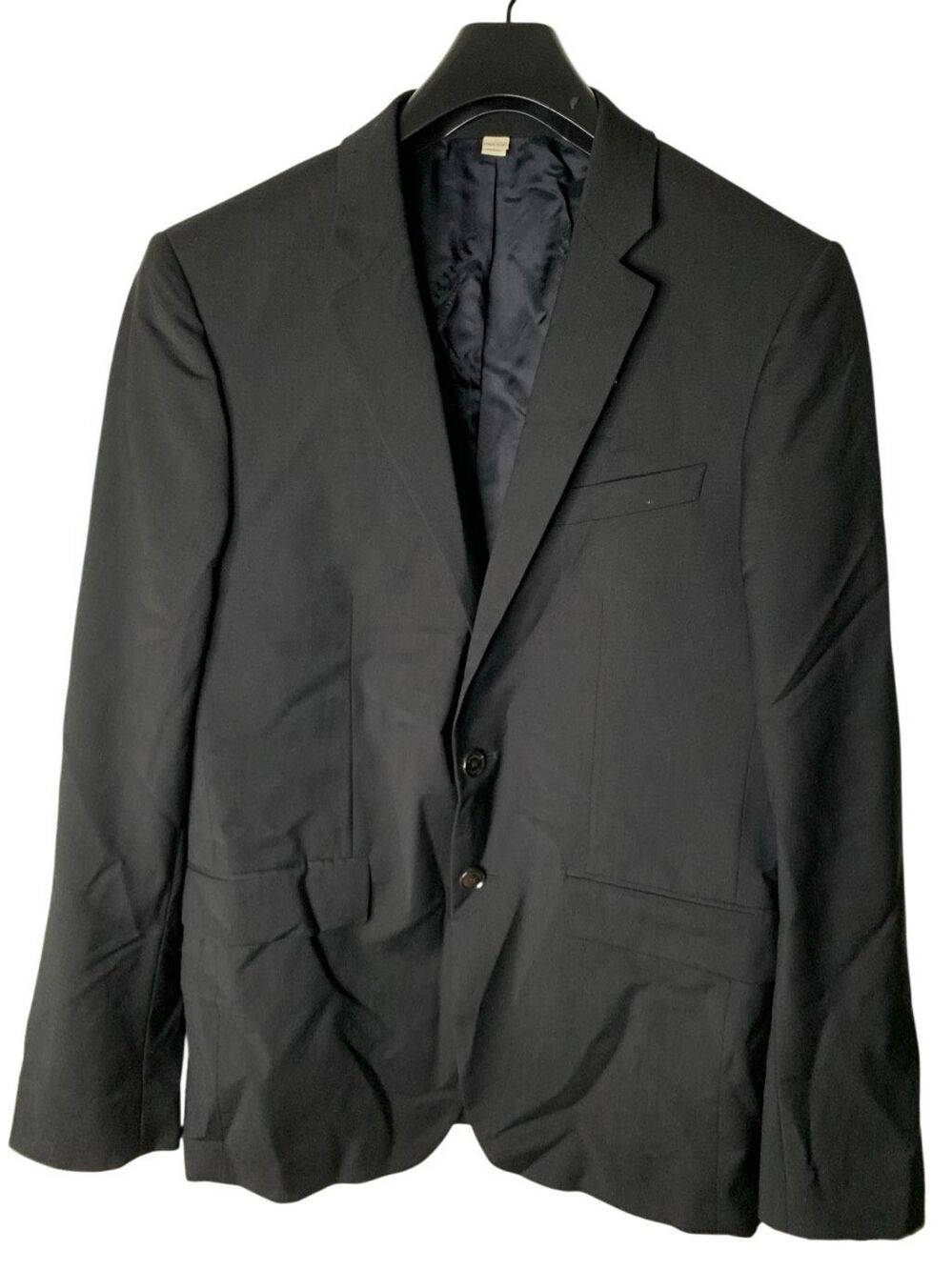 Burberry London blazer jacket black men's size 46R